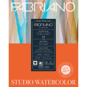 Fabriano Watercolour 300g HP - 12 ark - Bilde 1