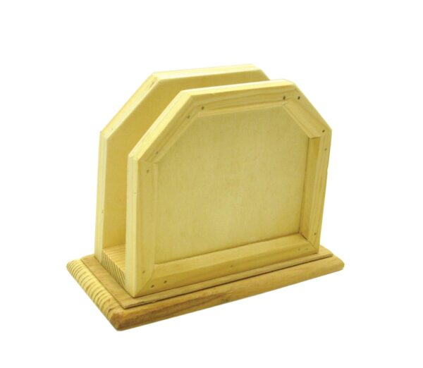 Serviettholder i tre