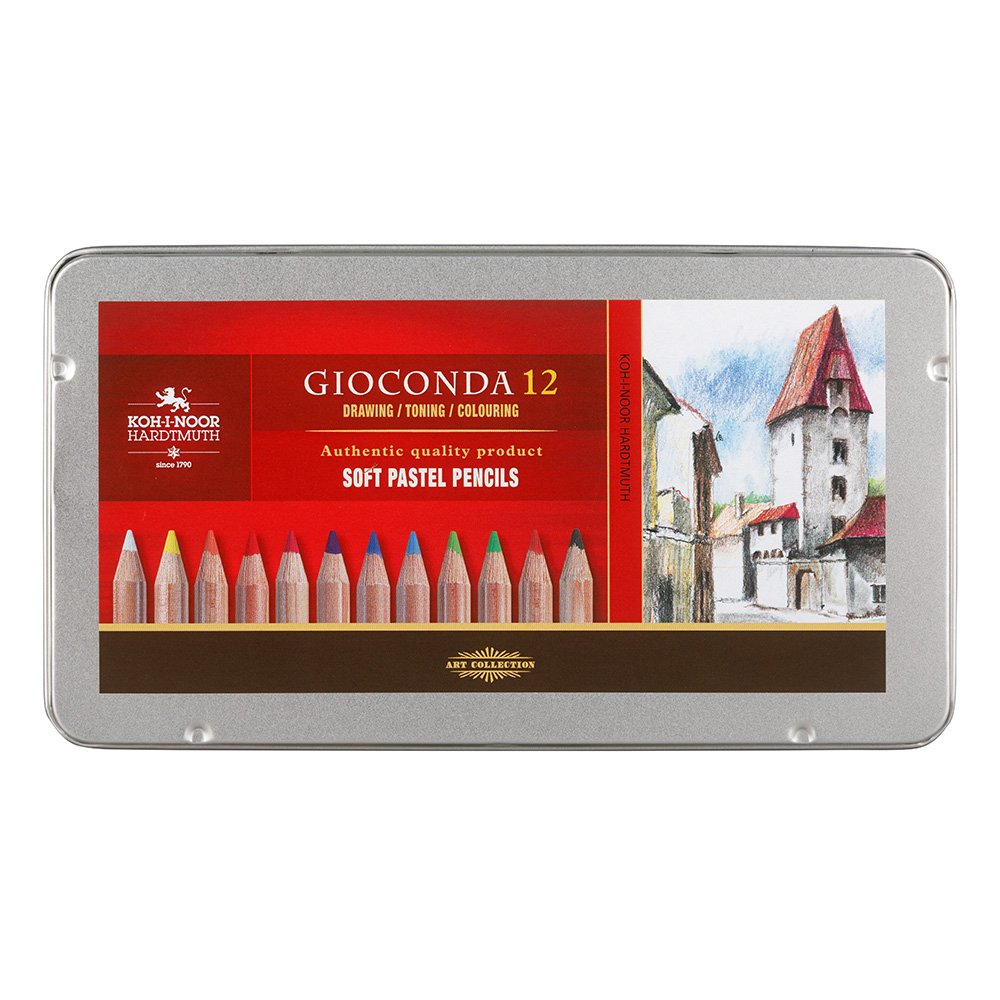 Koh-i-Noor Gioconda Pastellblyant 8827 12 ass - Bilde 1