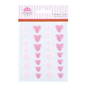 Staz Glanzmerker Hjerter Rosa - Bilde 1