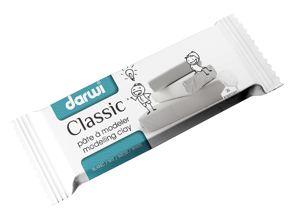 Darwi Classic Hvit – 1kg - Bilde 1