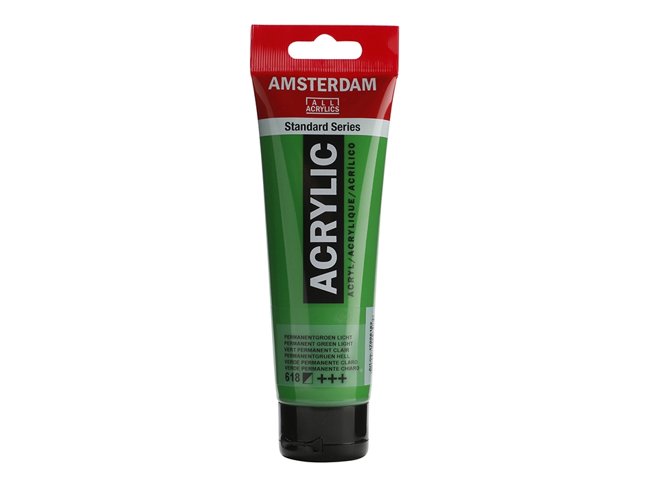 Amsterdam Standard 120ml – 618 Permanent green light - Bilde 1