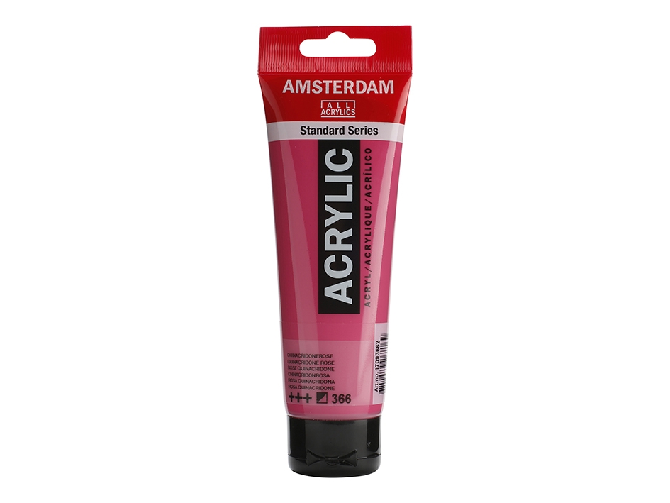 Amsterdam Standard 120ml – 366 Quinacridone rose - Bilde 1