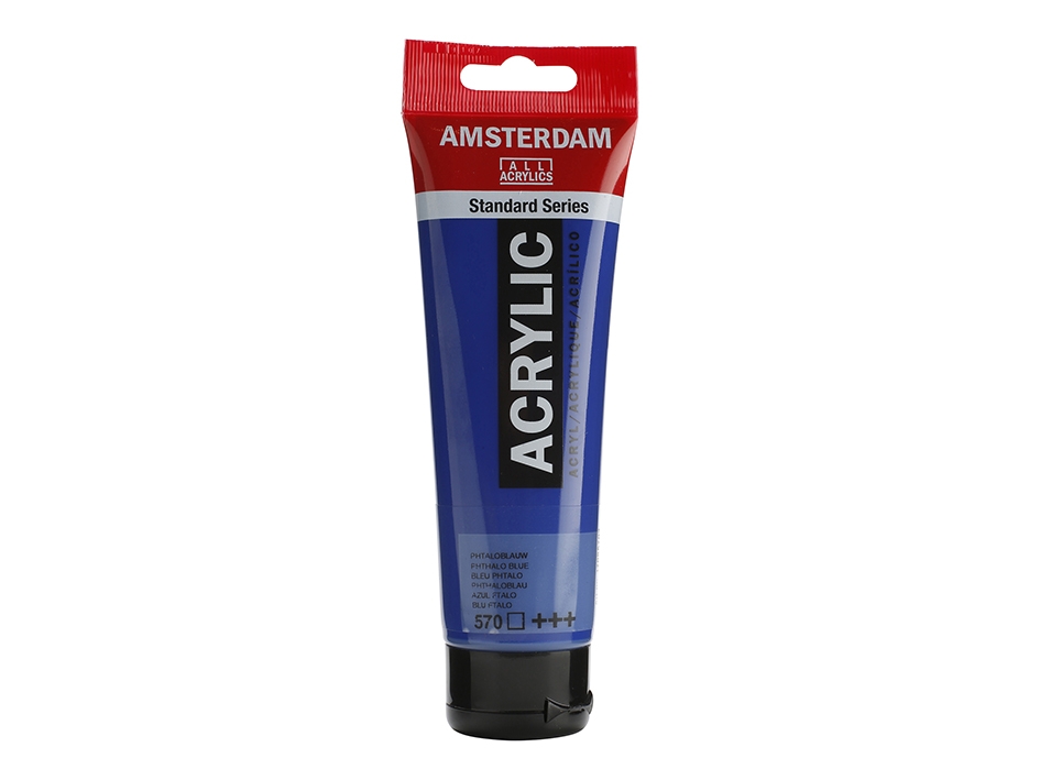 Amsterdam Standard 120ml – 570 Phtalo blue - Bilde 1