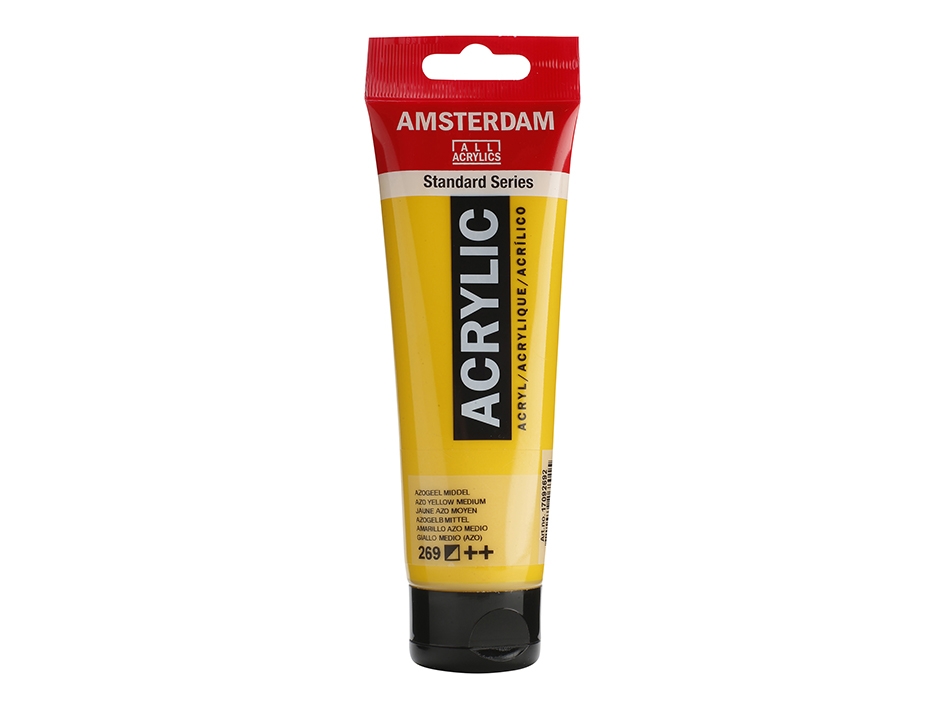 Amsterdam Standard 120ml – 269 Azo yellow med. - Bilde 1