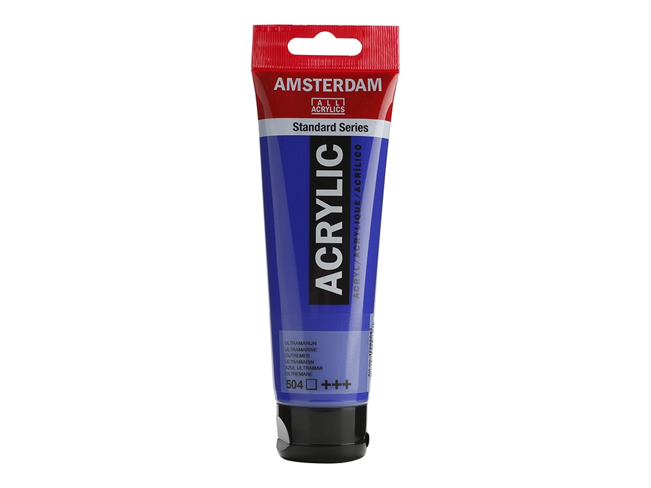 Amsterdam Standard 120ml – 504 Ultramarine - Bilde 1