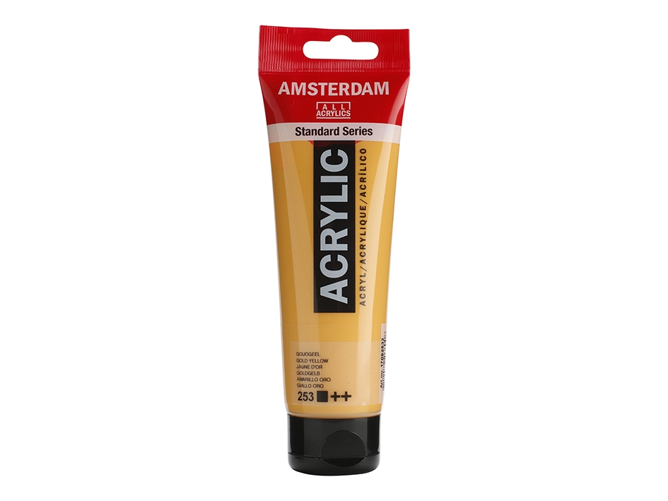 Amsterdam Standard 120ml – 253 Gold yellow - Bilde 1