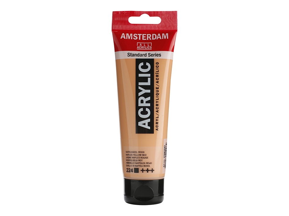 Amsterdam Standard 120ml – 224 Naples yellow red - Bilde 1