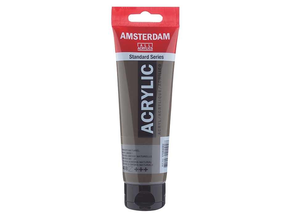 Amsterdam Standard 120ml – 408 Raw Umber - Bilde 1