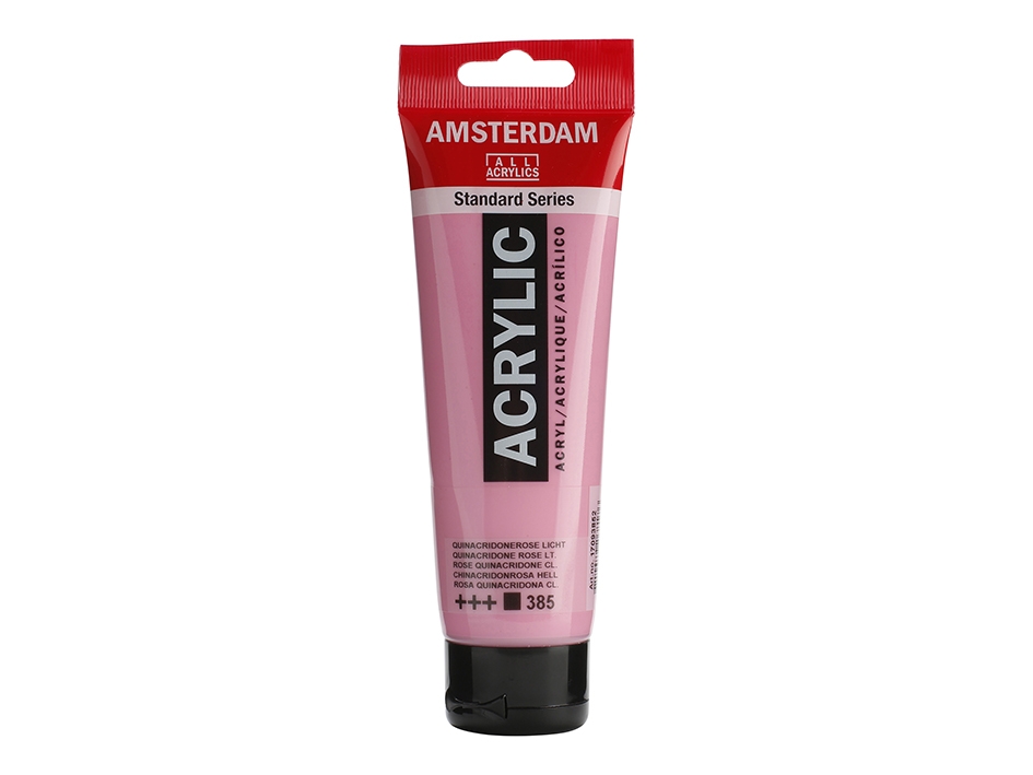 Amsterdam Standard 120ml – 385 Quinacridone rose lt. - Bilde 1