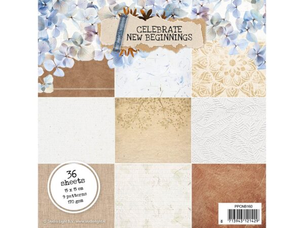 Studio Light Paper Pad – Celebrate new beginnings 160