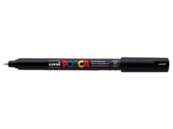 Uni POSCA PC-1MR – Ultra-Fine 0,7mm – 24 Black
