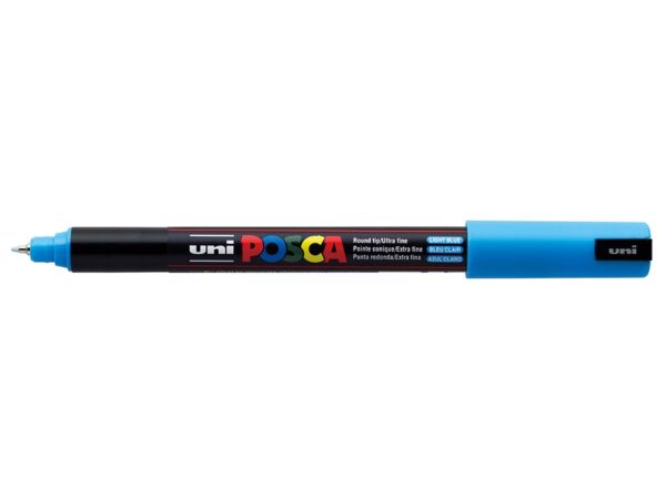 Uni POSCA PC-1MR – Ultra-Fine 0,7mm – 8 Light Blue