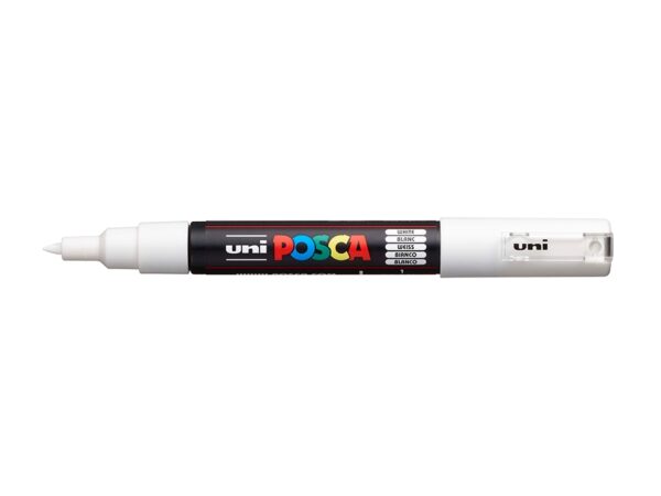 Uni POSCA PC-1M  Extra-Fine 0,7-1mm  1 White