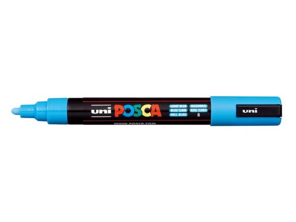 Uni POSCA PC-5M  Medium 1,8-2,5mm  8 Light Blue