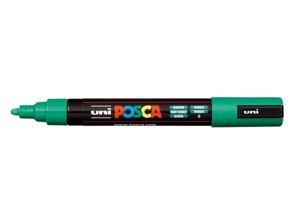 Uni POSCA PC-5M – Medium 1,8-2,5mm – 6 Green