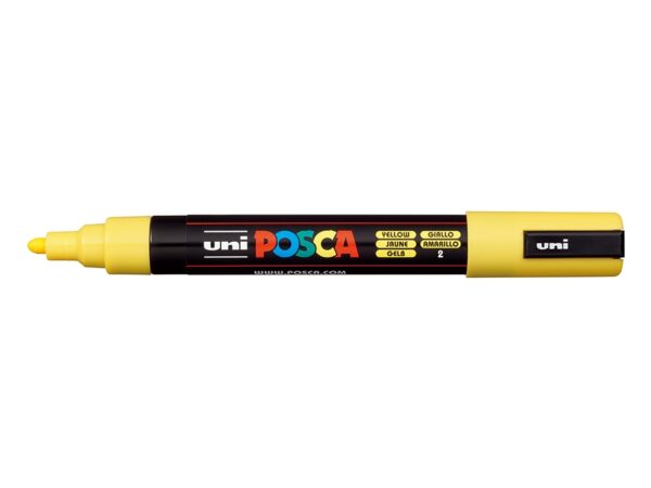 Uni POSCA PC-5M – Medium 1,8-2,5mm – 2 Yellow