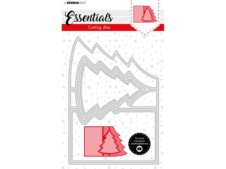Studio Light Essentials Die – Christmas Card shape tree 70 - Bilde 1