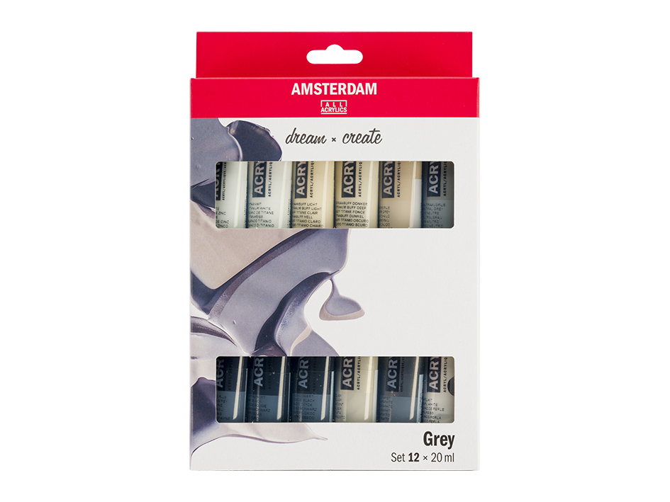 Amsterdam Standard 20ml –  Gråtoner - Bilde 1