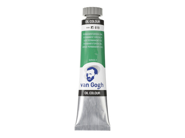 Van Gogh Olje 20ml - 619 Permanent green deep