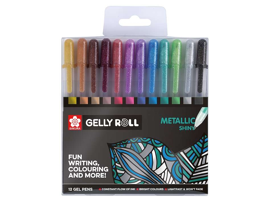 Sakura Gelly Roll – Metallic Set 12stk - Bilde 1