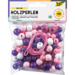 3494.jpg Folia Perlesett Treperler 60g - Rosa/lilla