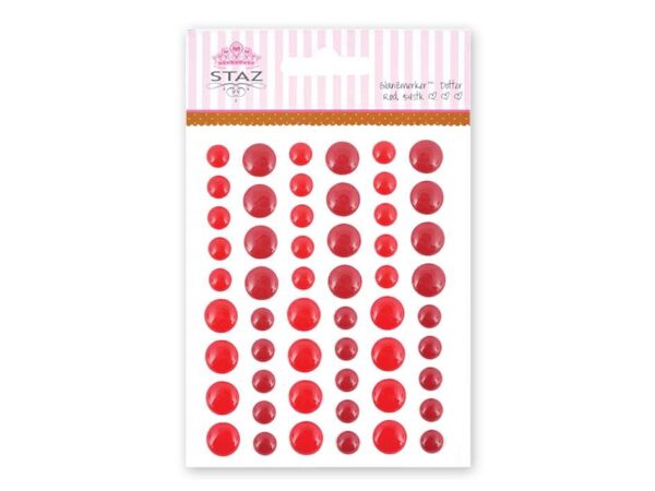 Staz Glanzmerker Dotter Rød