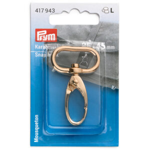 Prym Karabinkrok 25x45mm – New gold - Bilde 1