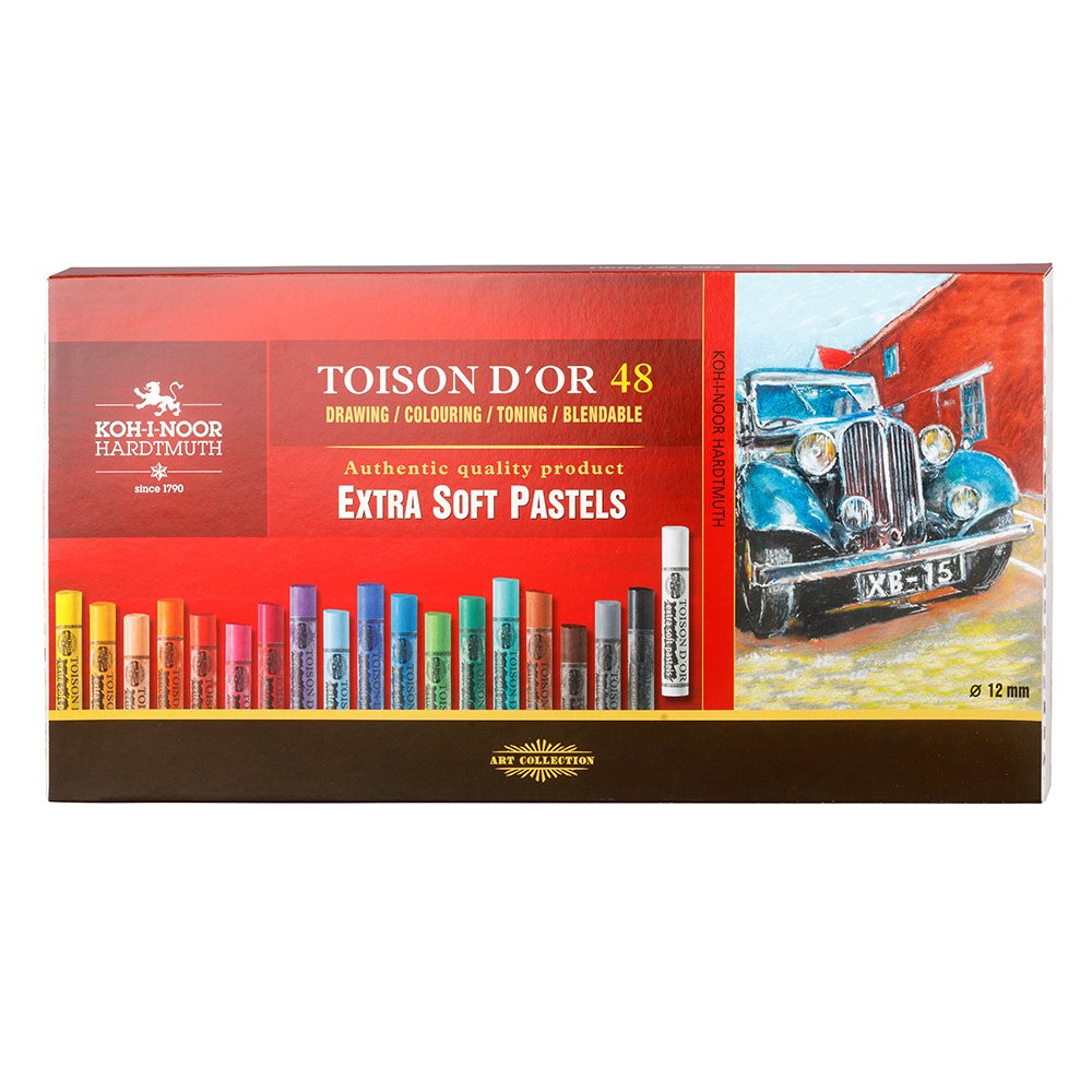 Koh-i-Noor Extra Soft Pastel Rund 8556 – Sett 48stk - Bilde 1