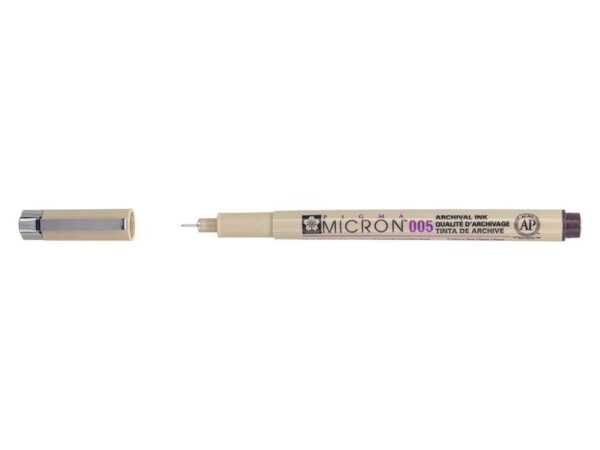 Sakura Pigma Micron 005 – 0,20mm – 117 Sepia (mørk brun)