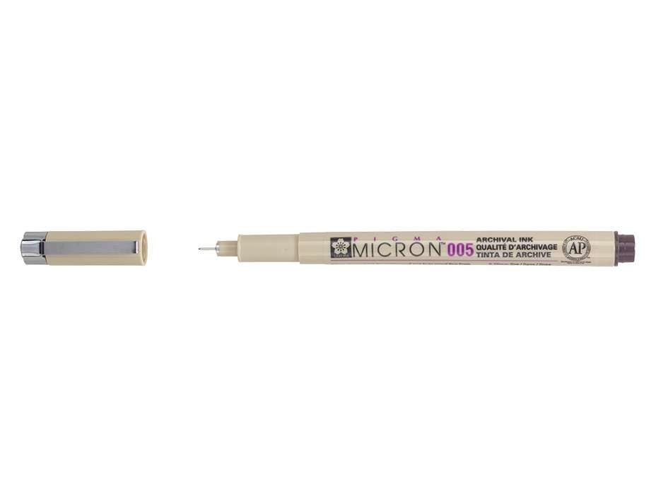 Sakura Pigma Micron 005 – 0,20mm – 12 Brun (lys brun) - Bilde 1