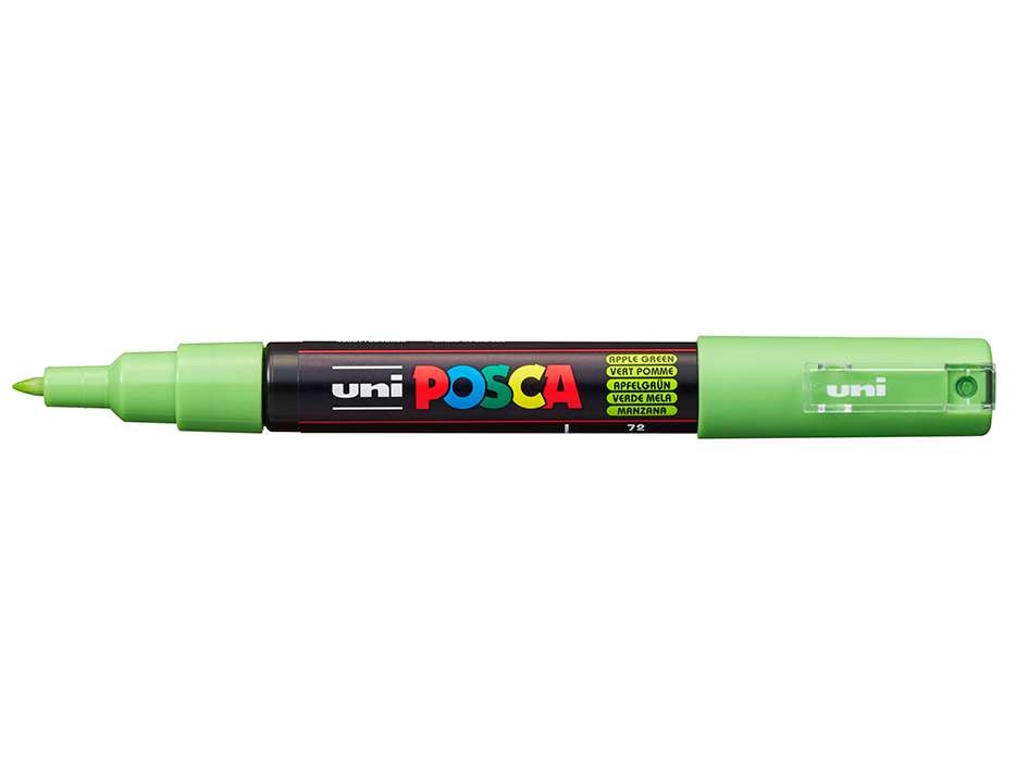 Uni POSCA PC-1M  Extra-Fine 0,7-1mm  72 Apple Green - Bilde 1