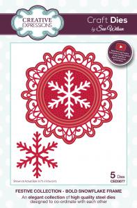 3764.jpg Creative Expressions Dies – Bold Snowflake Frame
