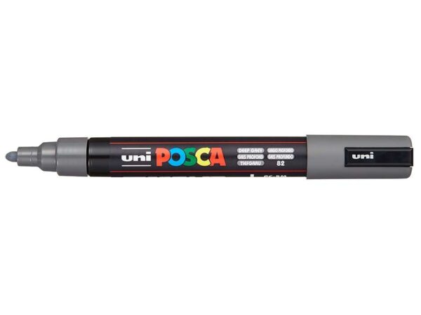 3840.jpg Uni POSCA PC-5M – Medium 1,8-2,5mm – 82 Deep Grey