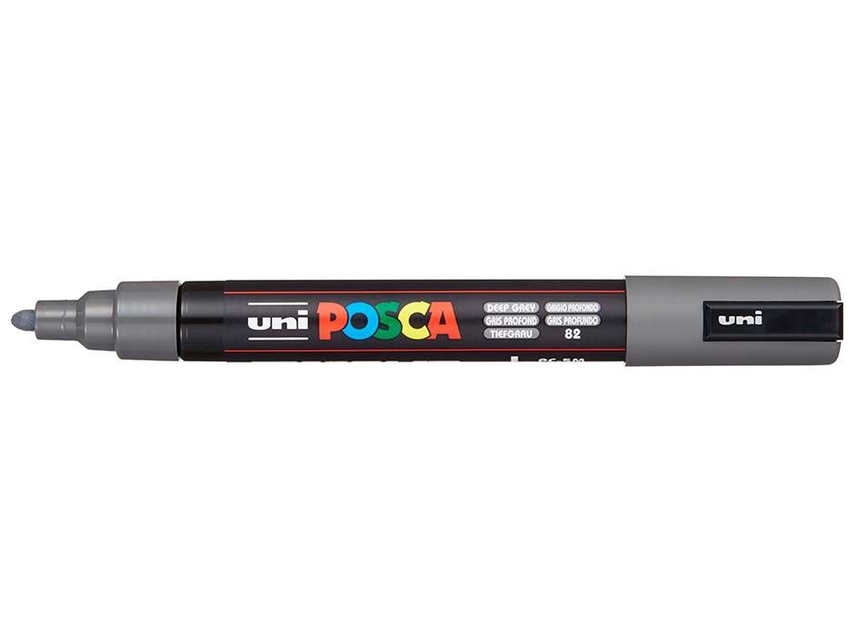 Uni POSCA PC-5M  Medium 1,8-2,5mm  82 Deep Grey - Bilde 1