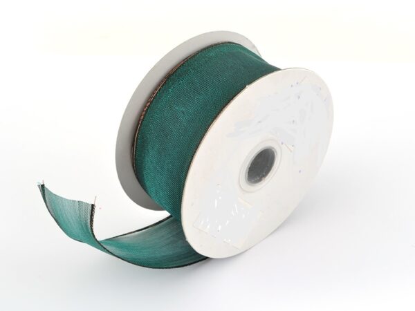 Organsabånd m/wire 40mm grønn