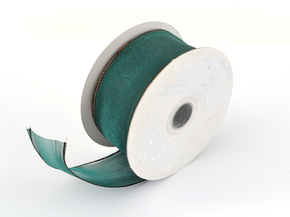 Organsabånd m/wire 40mm grønn - Bilde 1