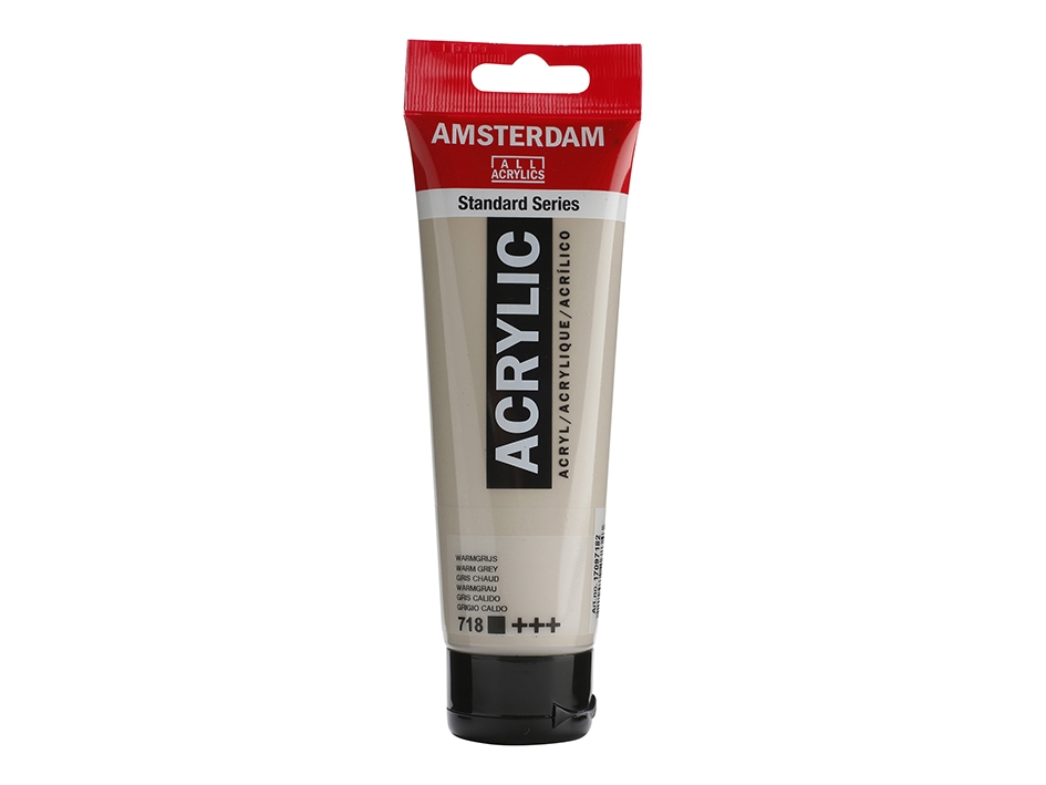 Amsterdam Standard 120ml – 718 Warm grey - Bilde 1