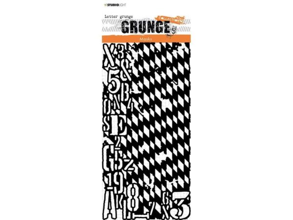Studio Light Grunge Collection Mask – Letter grunge
