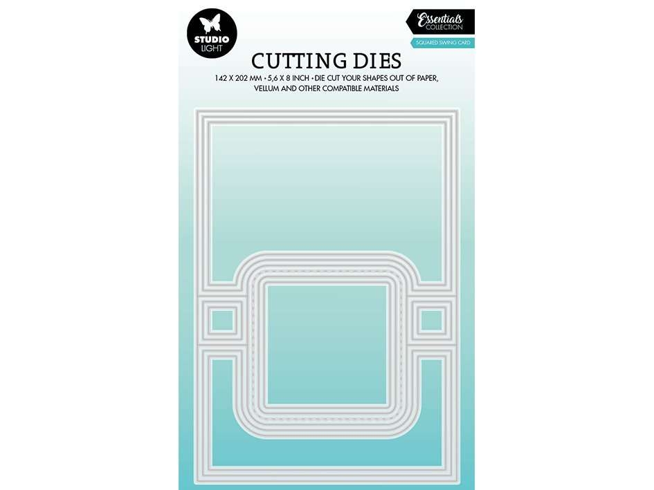 Studio Light Die – Squared Swing Card 384 - Bilde 1