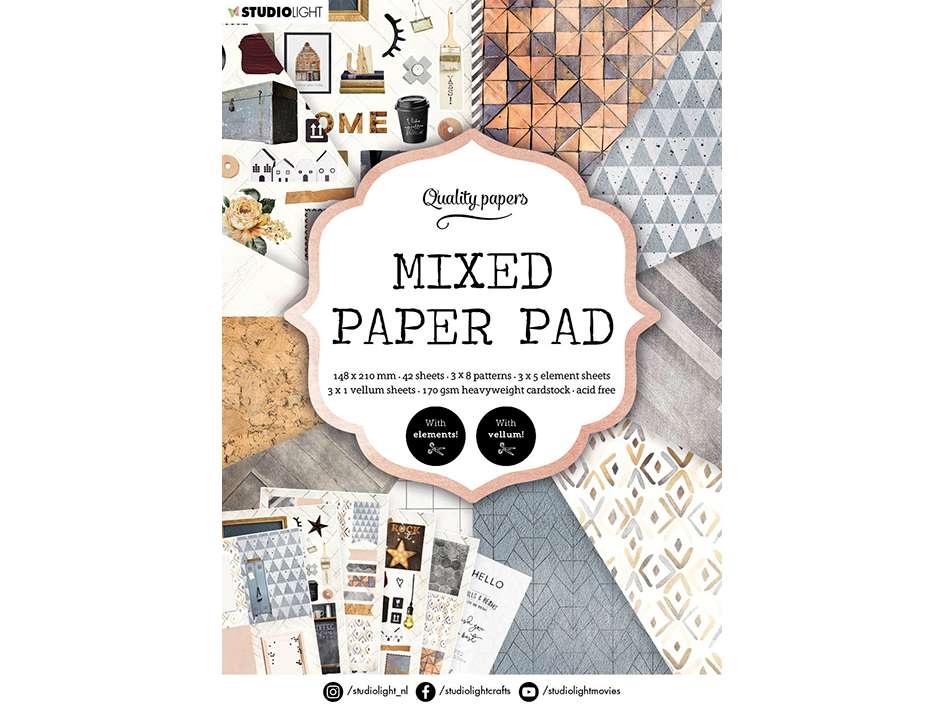 Studio Light  Mixed Paper Pad - Bilde 1