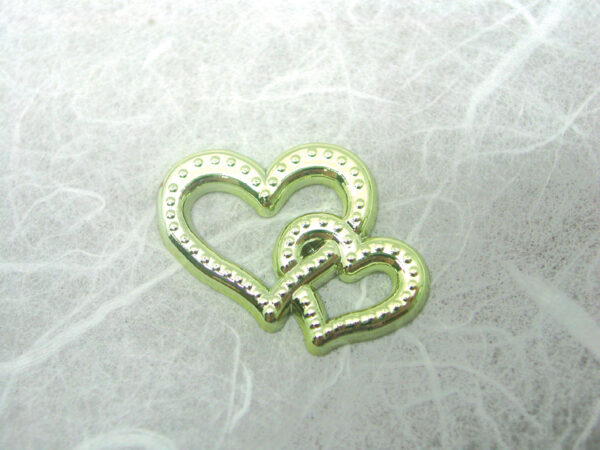 4095.jpg Dobbelthjerte gull 10s m/dekor