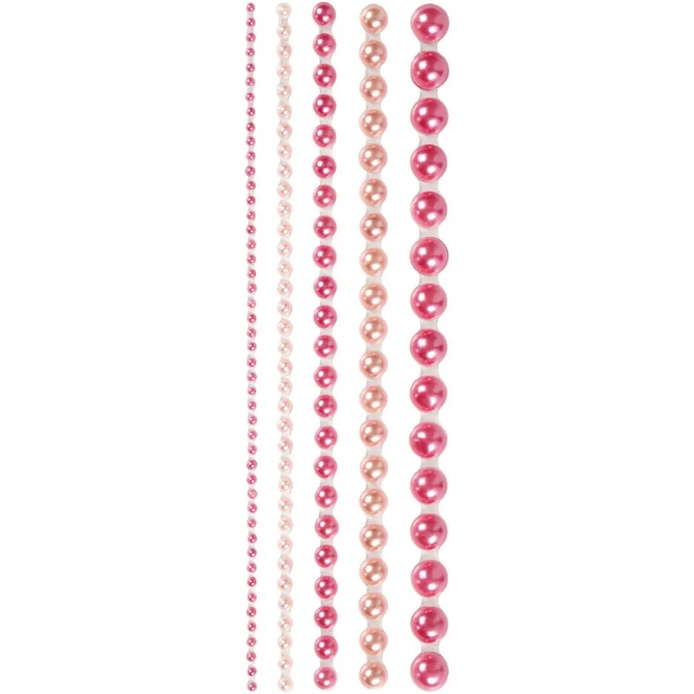 Halvperler Rosa str.2-8 mm - Bilde 1