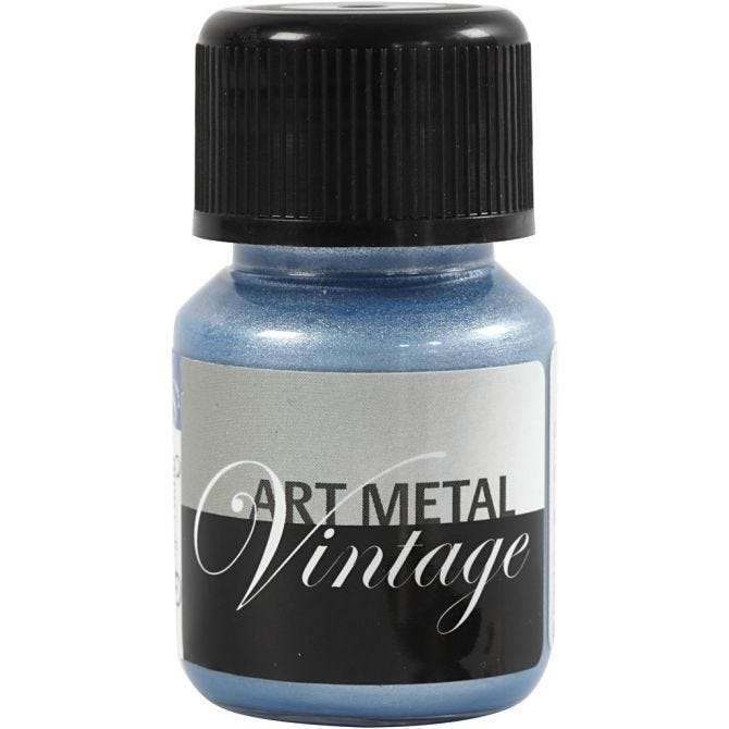 Art Metall maling pearl blå 30ml - Bilde 1