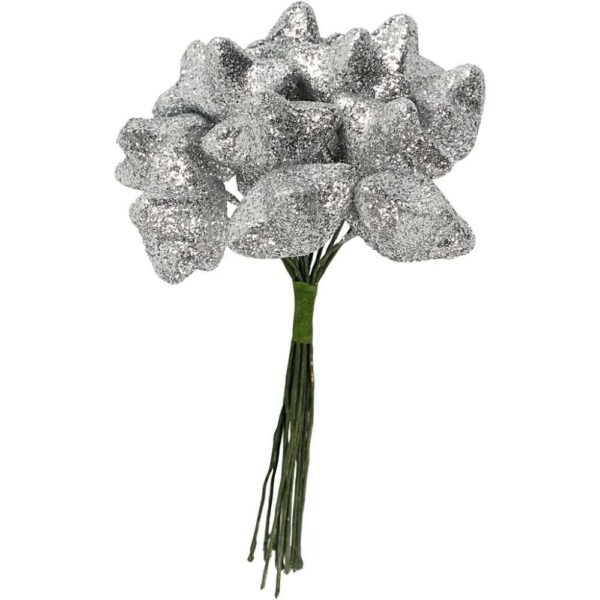 Stjerner,Sølv-12stk