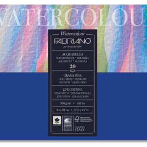 Fabriano Watercolour 300g GF – 12ark – 24x32cm - Bilde 2