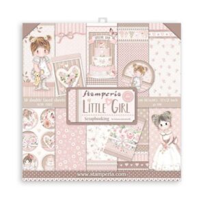 Stamperia Little Girl Blokk 12"x12" - Bilde 2