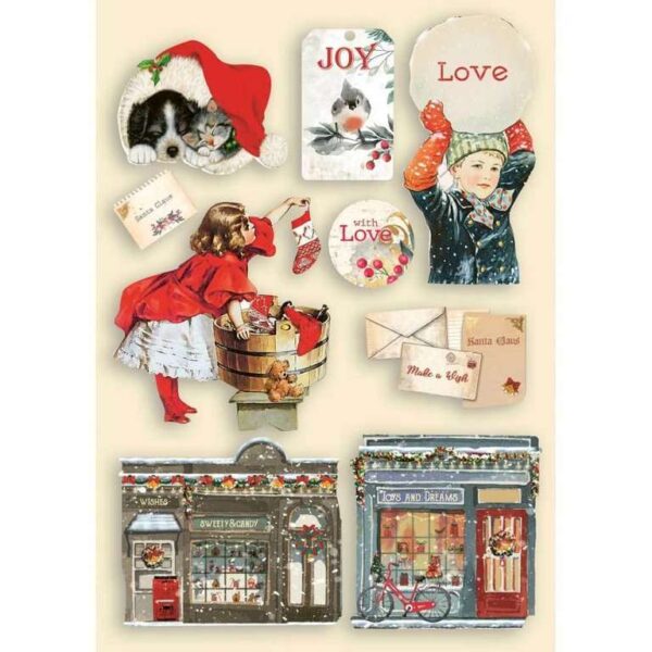10500.jpg Stamperia A5 Wooden Romantic Christmas #107