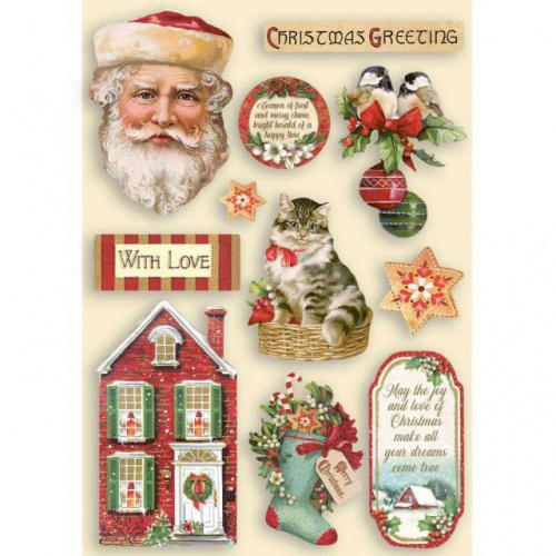 10501.jpg Stamperia A5 Wooden Classic Christmas #108
