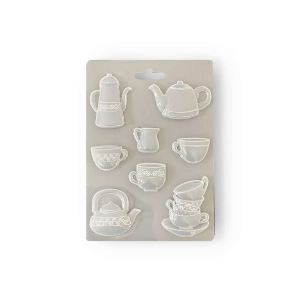 Stamperia Soft Mould A5 - Welcome Home, cups
